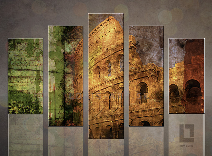 5 dielny obraz na stenu - Rome