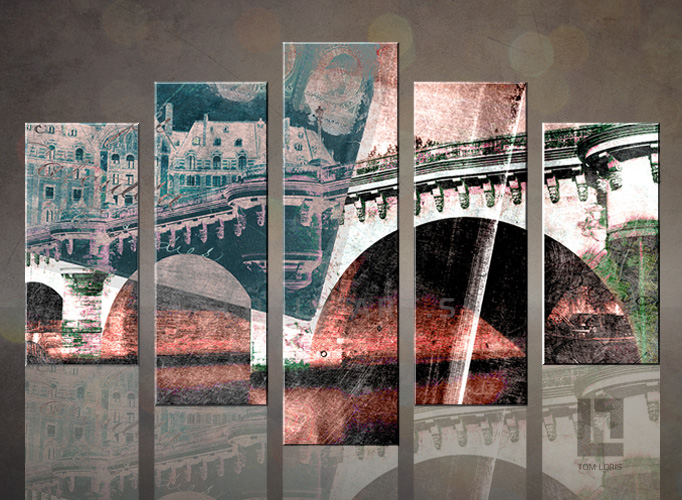 5 dielny obraz na stenu - Under the bridge 2