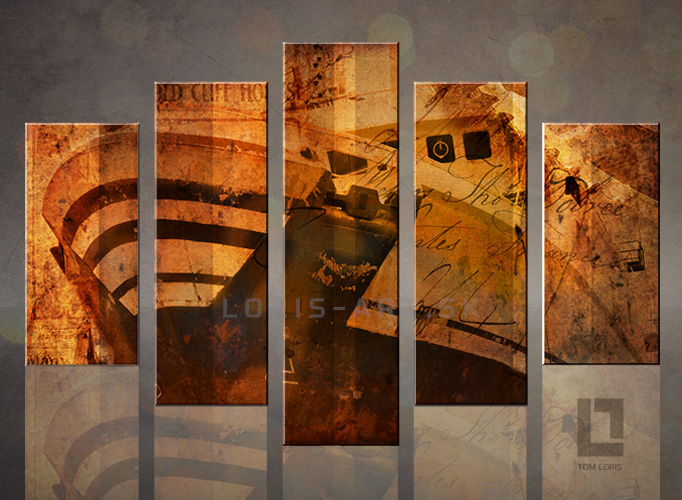 5 dielny obraz na stenu - Rusted ship