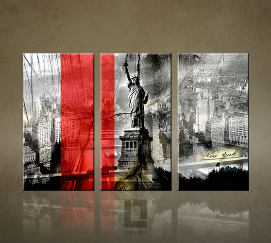 3 dielny obraz na stenu - American Dream
