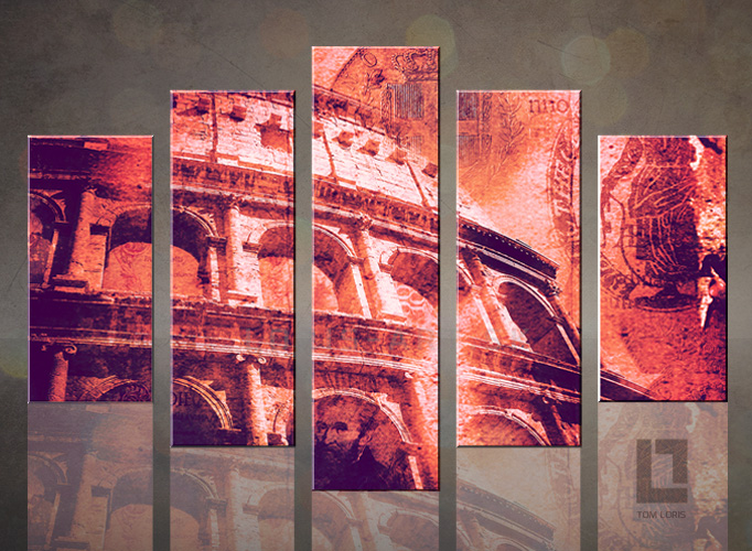 5 dielny obraz na stenu - Roman colloseum