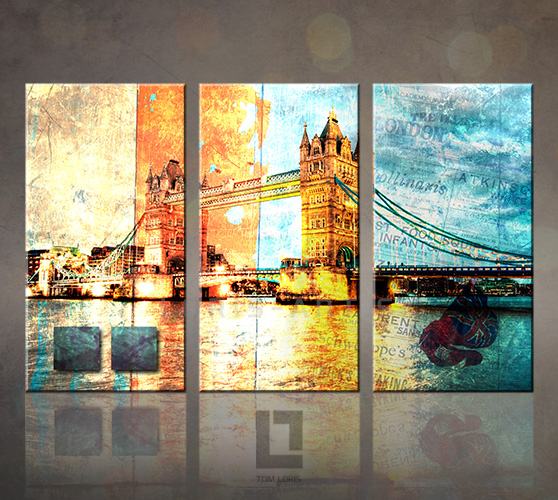 3 dielny obraz na stenu - London sunset