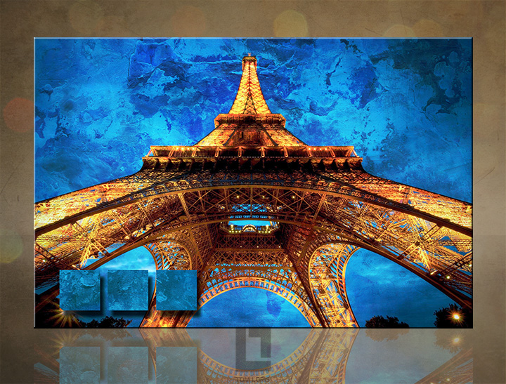 1 dielny obraz na stenu - Paris la nuit