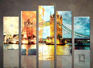 5 dielny obraz na stenu - Light bridge