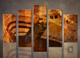 5 dielny obraz na stenu - Rusted ship