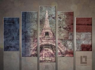 5 dielny obraz na stenu - Le Paris