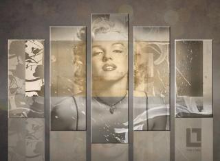 5 dielny obraz na stenu - Marilyn Monroe