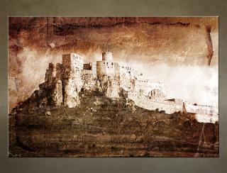 1 dielny obraz na stenu - Spišský hrad